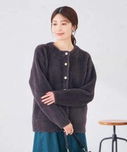 フェレットライクダブルフェイス カーディガン