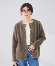 フェレットライクダブルフェイス カーディガン