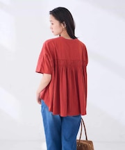バックシャーリングTシャツ