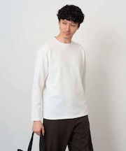 【イージーケア/洗濯機で洗える/毛玉になりにくい】フォーマルジャカードセミワイドプルオーバー