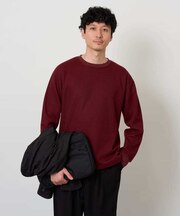 【イージーケア/洗濯機で洗える】ラッセルセミワイドプルオーバー