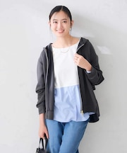 バックフレア ダンボール ZIP パーカー