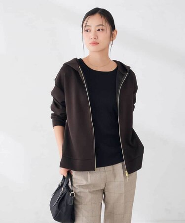 バックフレア ダンボール ZIP パーカー