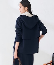 バックフレア ダンボール ZIP パーカー