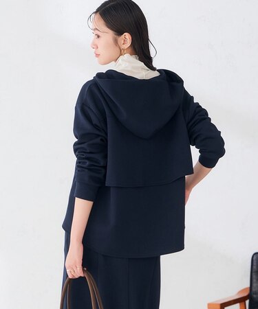 バックフレア ダンボール ZIP パーカー