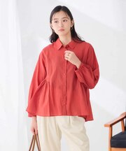 バックフレア シャツ