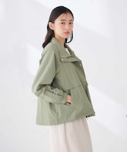ベスト付き ナイロン ワッシャー ブルゾン