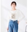 アソート ロゴ プリント 長袖 Tシャツ