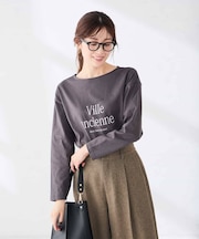 アソート ロゴ プリント 長袖 Tシャツ
