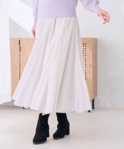 チュール マチ フレア ロング スカート