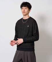 ＼秋の大人気カットソー／ スラブメランジ１ポイントシシュウプルオーバー【イージーケア/洗濯機で洗える】