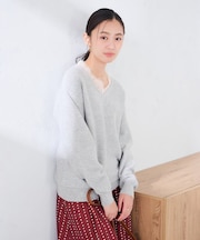 【雑誌InRed(宝島社)11月号掲載】レースネック ニット