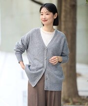 Vネック カーディガン