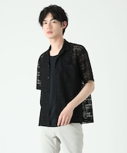 シアーチェックシャツ