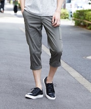 ストレッチカーゴクロップドパンツ