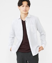 リバーストライプシャツ