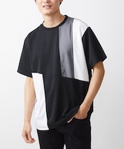 クールタッチリサイクルポリブロックカットソー