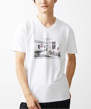 【大きいサイズあり】Tシャツ/風景プリント