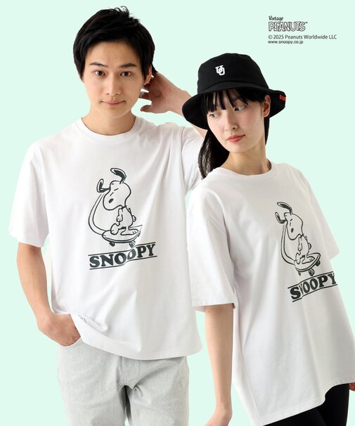 【洗える】ビンテージスヌーピーTシャツ