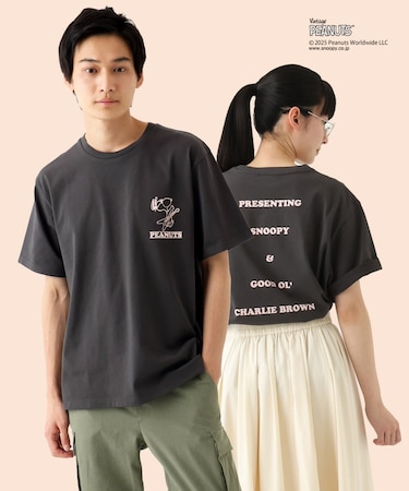 【洗える】ビンテージスヌーピーTシャツ