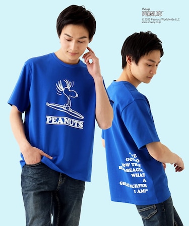 【洗える】ビンテージスヌーピーTシャツ