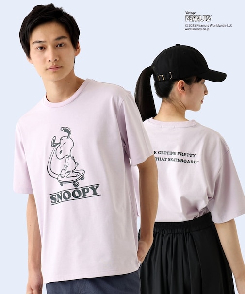 【洗える】ビンテージスヌーピーTシャツ