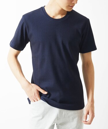 【洗える】クルーネックTシャツ