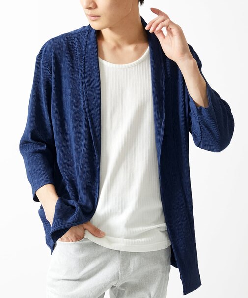 【洗える】 シフォンヨウリュウカーディガン