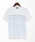【洗える】グラデーションマリンボーダーTシャツ