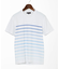 【洗える】グラデーションマリンボーダーTシャツ
