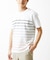 【洗える】グラデーションマリンボーダーTシャツ
