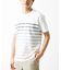 【洗える】グラデーションマリンボーダーTシャツ