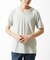 【接触冷感 / ひんやり】 スリップウエーブジャガードVネックTシャツ