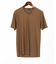 【接触冷感 / ひんやり】 スリップウエーブジャガードVネックTシャツ