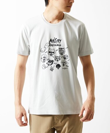 【カワイサトミ / コラボTシャツ】ANGRYプリント