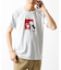 【カワイサトミ / コラボTシャツ】ビーグルドッグプリント