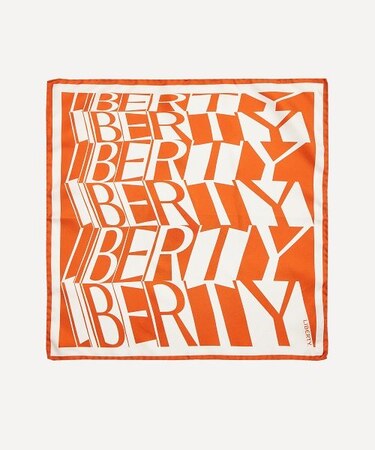 リバティ 45x45 シルク ツイル スカーフ