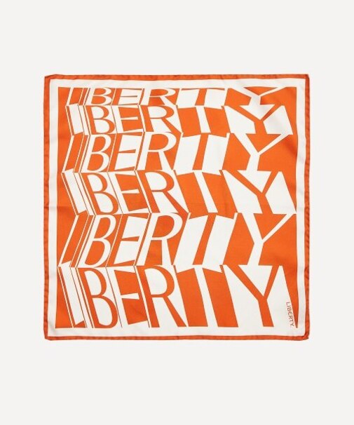 リバティ 45x45 シルク ツイル スカーフ