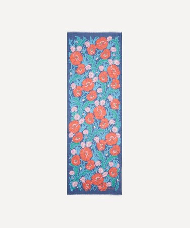 ビアトリス モード 70x200 ウール シルク スカーフ