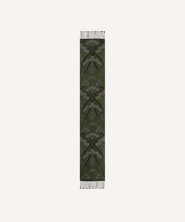 ジャイアント アイアンシ 35x190 ジャカード ウール スカーフ