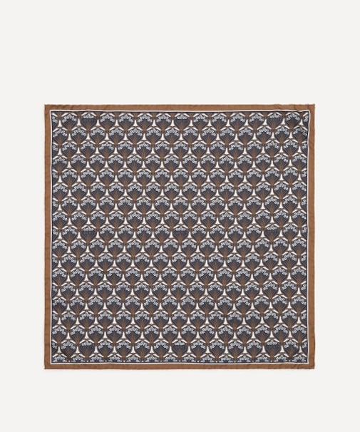 アイフィス ストライプ 45x45 シルクスカーフ