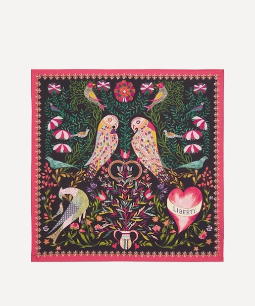 ストールン ハート シルクスカーフ 45