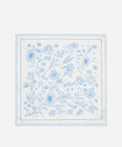 (ギフトにおすすめ!!ラッピング付き)モノ ミューズ 45x45 シルク スカーフ