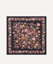 トロピカル ツリー オブ ライフ シルクスカーフ 90