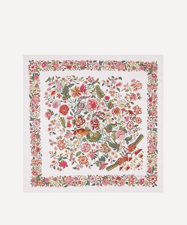 トロピカル ツリー オブ ライフ シルクスカーフ 90