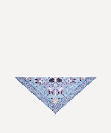 アイアンシ トライアングル シルクスカーフ 100×140