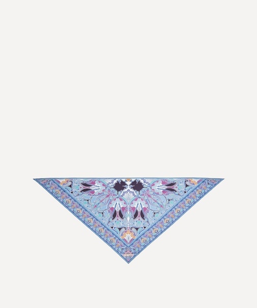 アイアンシ トライアングル シルクスカーフ 100×140