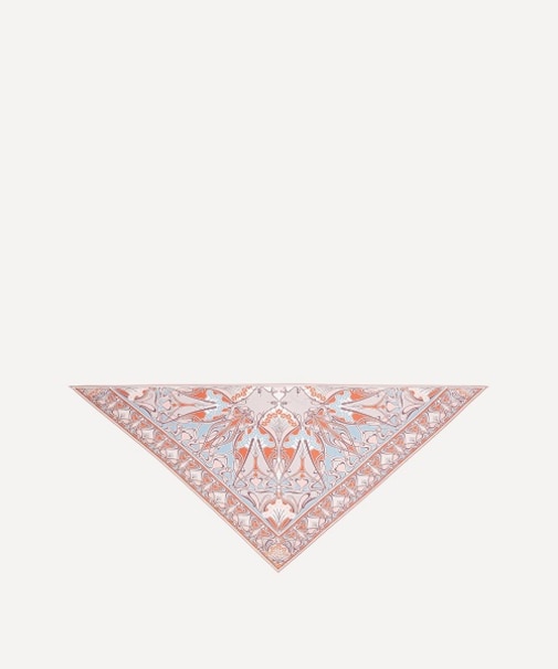 アイアンシ トライアングル シルクスカーフ 100×140