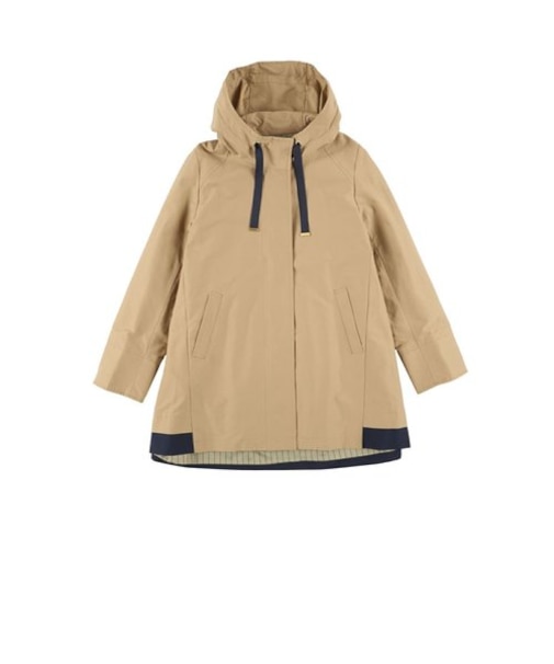 綿ナイロングログランＡラインコート