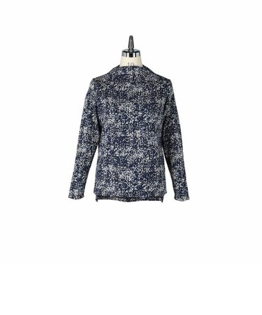 ボトルネックジャカードプルオーバー